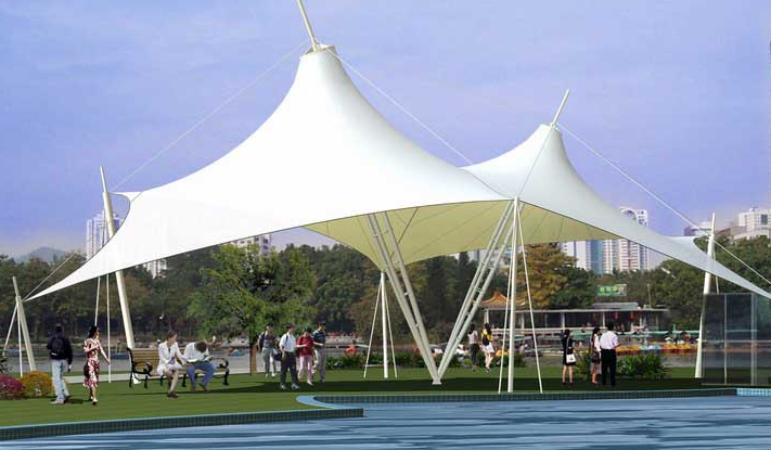 张拉膜结构景观膜 张拉膜结构景观膜